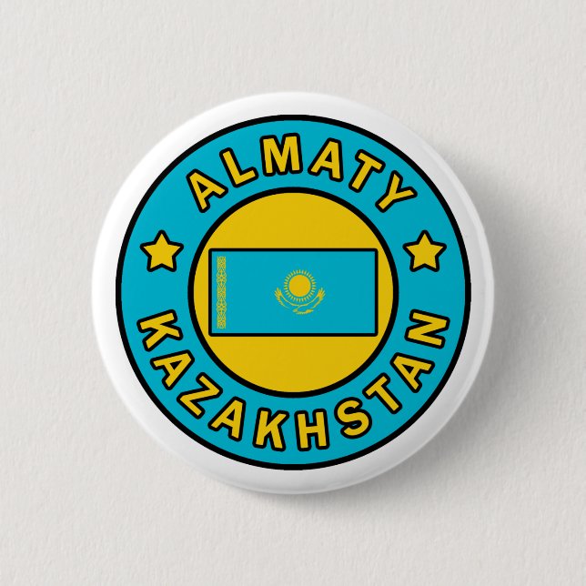 Almaty Kazakhstan 6 Cm Round Badge (Front)
