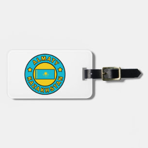 Almaty Kazakhstan Luggage Tag