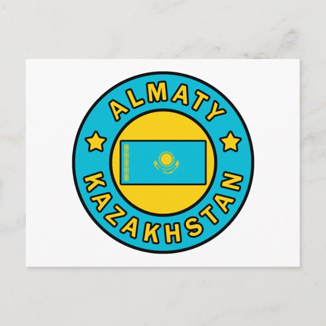 Almaty Kazakhstan Postcard (Front)