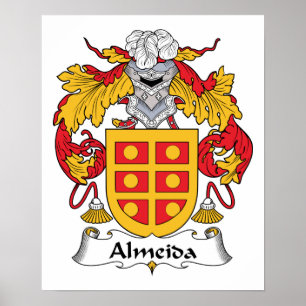 Almeida Family Crest Poster