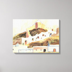 Almeria by Walter Gramatte, Vintage Expressionism Canvas Print