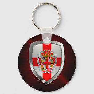 Almería Metallic Emblem Key Ring