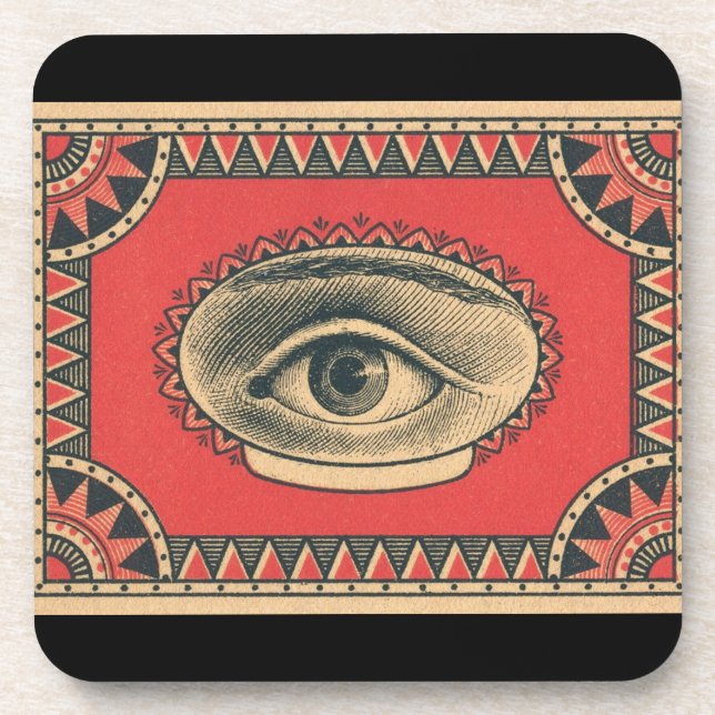 almighty eye of wisdom coaster (Front)