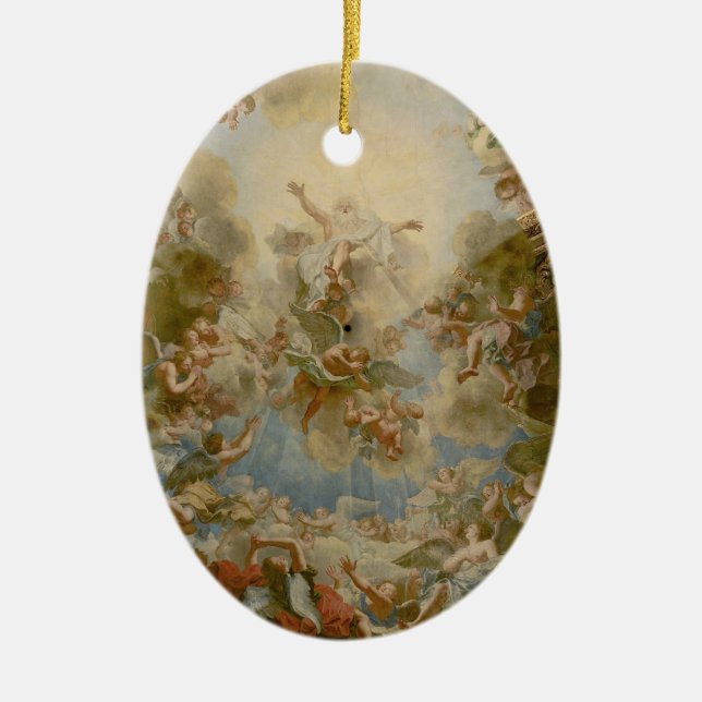 Almighty God the Father - Palace of Versailles Ceramic Tree Decoration (Front)