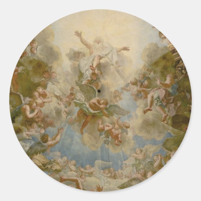 Almighty God the Father - Palace of Versailles Classic Round Sticker (Front)