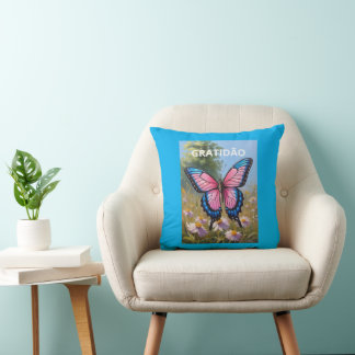 Almofada 40.6 cm x 40.6 cm Butterfly Cushion
