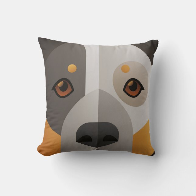Almofada Australian Boyadeiro Dogs (Cattle Dog) Cushion (Front)