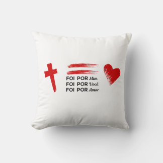 Almofada God fought for me Cushion