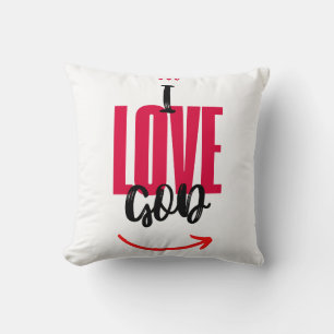 Almofada "I Love God" Cushion