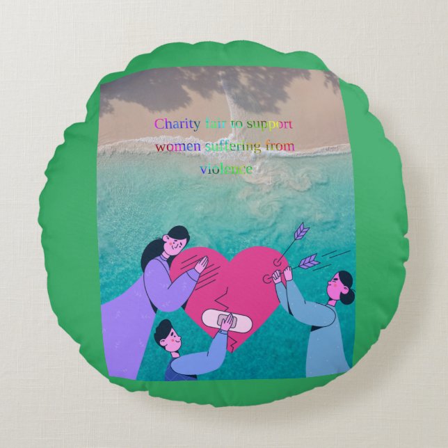 Almofada Redonda/family/love Round Cushion (Front)