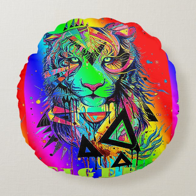 Almofada Redonda/Tigre Round Cushion (Front)