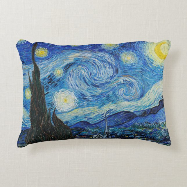 Almofada Van Gogh Starry Night Decorative Cushion (Front)