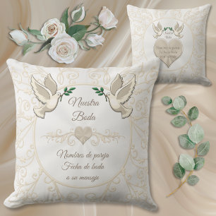 Almohadas de boda personalizadas.  Regalos de boda Cushion