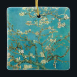 Almond Blossom, 1890 by Vincent van Gogh Ceramic Ornament<br><div class="desc">Almond Blossom,  1890 by Vincent van Gogh. Flowering trees were special to van Gogh. They represented awakening and hope. He enjoyed them aesthetically and found joy in painting flowering trees.</div>