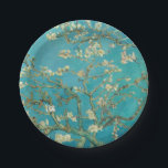 Almond Blossom, 1890 by Vincent van Gogh Paper Plate<br><div class="desc">Almond Blossom,  1890 by Vincent van Gogh. Flowering trees were special to van Gogh. They represented awakening and hope. He enjoyed them aesthetically and found joy in painting flowering trees.</div>