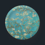 Almond Blossom, 1890 by Vincent van Gogh Paper Plate<br><div class="desc">Almond Blossom,  1890 by Vincent van Gogh. Flowering trees were special to van Gogh. They represented awakening and hope. He enjoyed them aesthetically and found joy in painting flowering trees.</div>