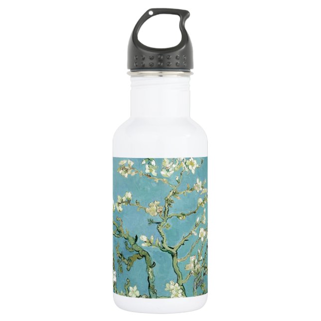 Almond Blossom by Van Gogh 532 Ml Water Bottle (Front)