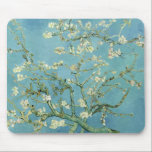 Almond Blossom by Van Gogh Mouse Mat<br><div class="desc">Vincent van Gogh - Blossoming Almond Tree originally painted in 1890,  Saint Remy,  France in celebration of the birth of his nephew , and namesake,  Vincent.   This image has been digitally enhanced to restore the original bold,  bright colours - a perfect gift for any art lover!</div>