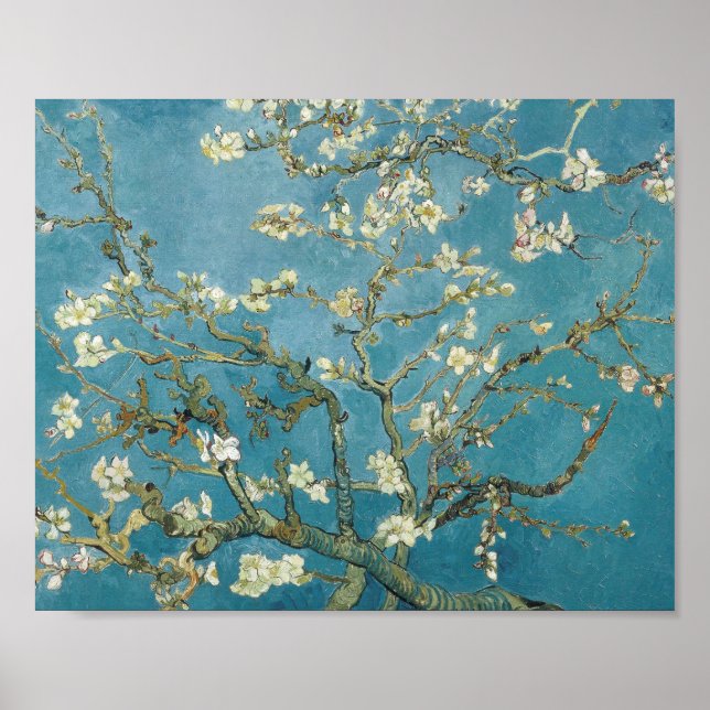 Almond Blossom by Vincent Van Gogh Poster (Front)