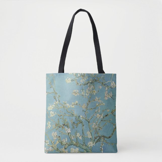 Almond Blossom by Vincent Van Gogh Tote Bag (Front)