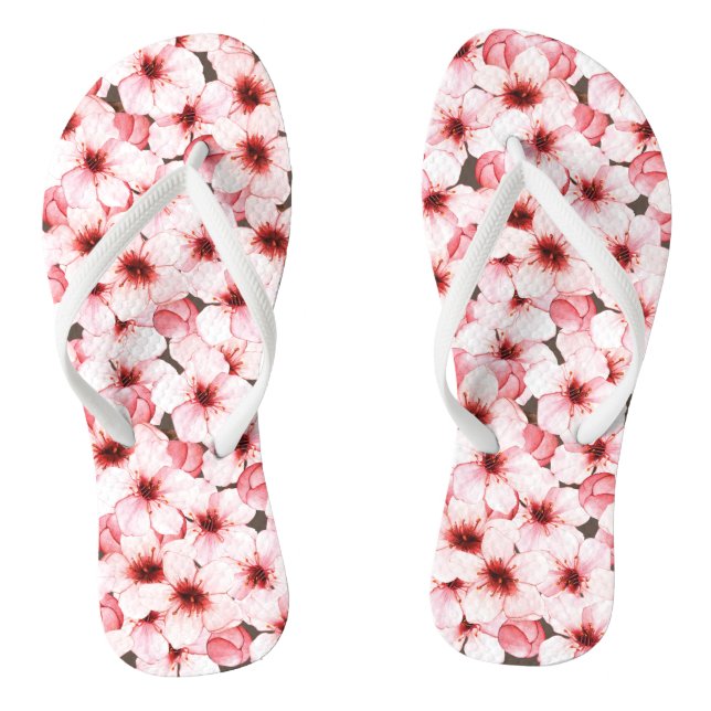 Almond Blossom Flip Flops (Footbed)