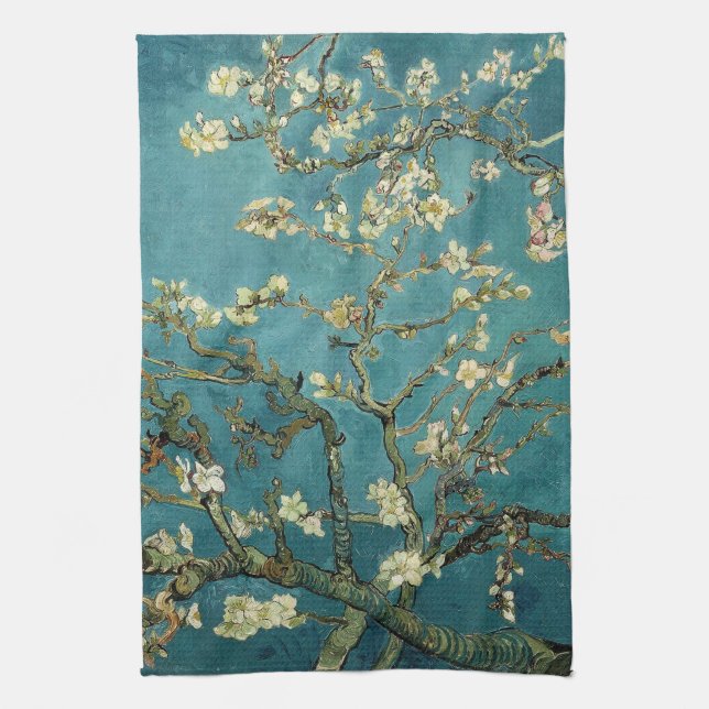 Almond Blossom Kitchen Towel (Vertical)