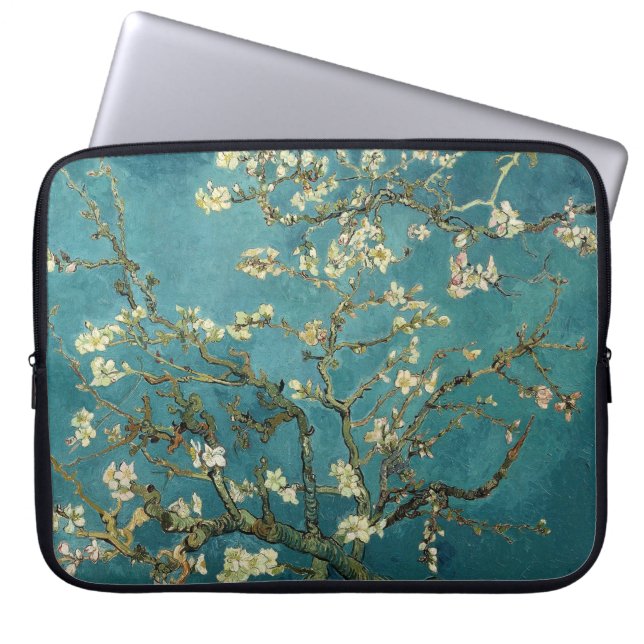 Almond Blossom Laptop Sleeve (Front)