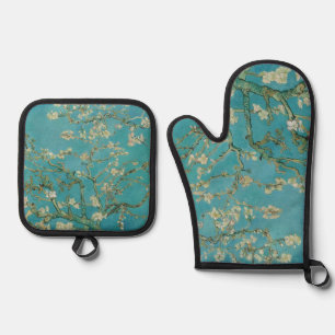 Almond Blossom, Oil Painting, Vincent Van Gogh Oven Mitt & Pot Holder Set