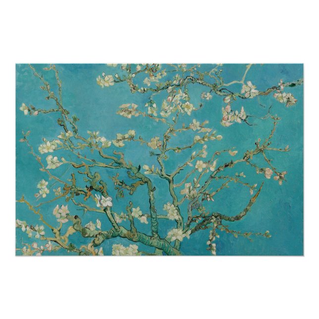 Almond Blossom, Oil Painting, Vincent Van Gogh Poster (Front)