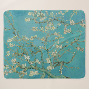 Almond Blossom, Oil Painting, Vincent Van Gogh Sherpa Blanket