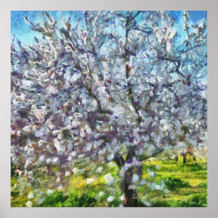 Almond Blossom Poster