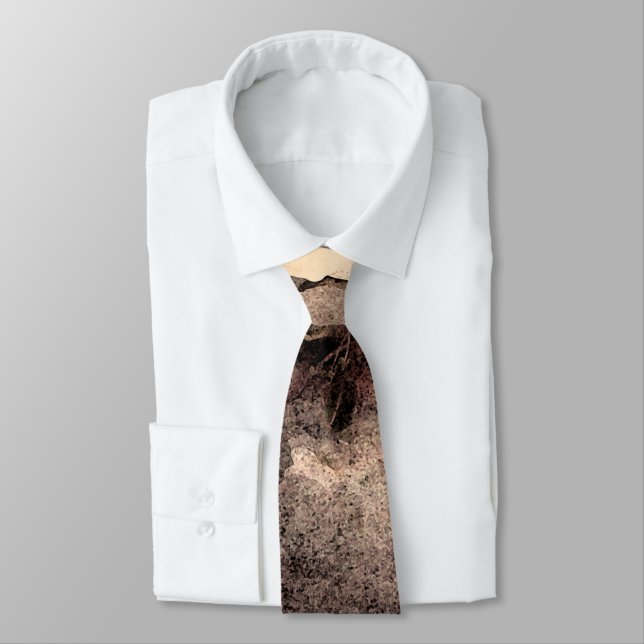 Almond Blossom Shabby Chic Regular Tie (Tied)