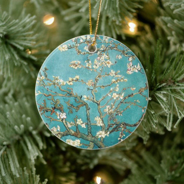 Almond blossom, Van Gogh  Ceramic Tree Decoration (Tree)
