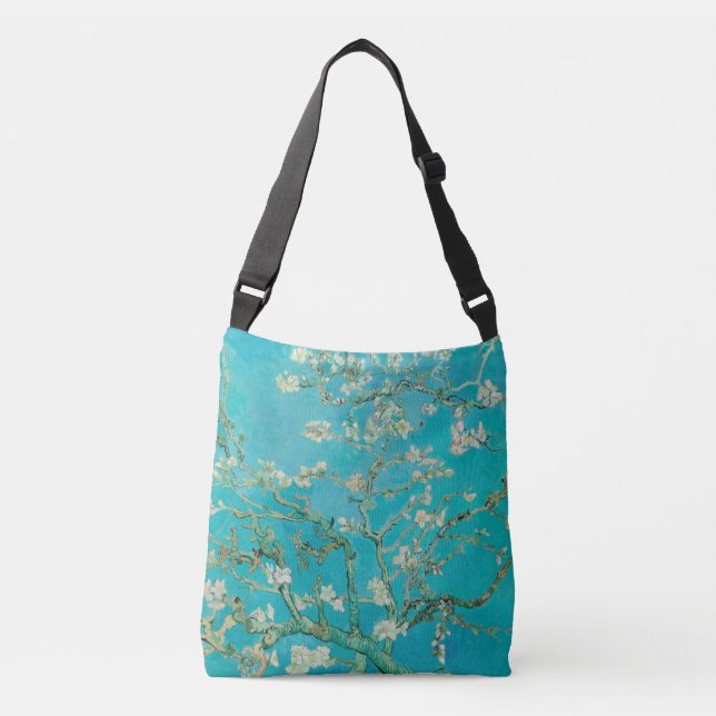 Almond Blossom Van Gogh Crossbody Bag (Front)