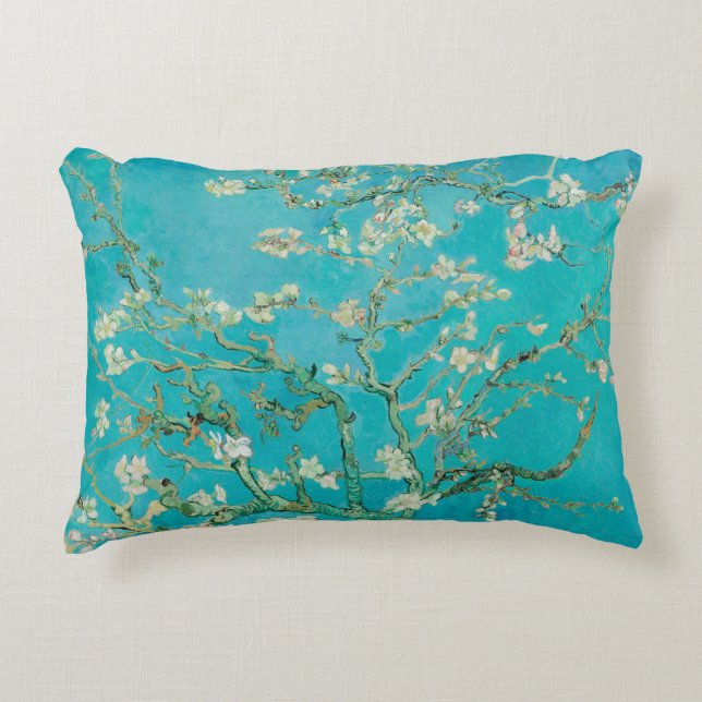 Almond Blossom Van Gogh Decorative Cushion (Front)