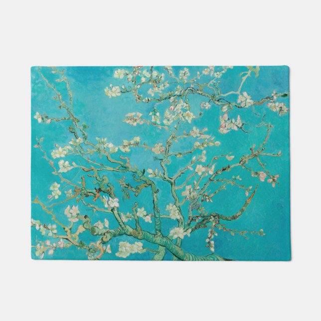 Almond Blossom Van Gogh Doormat (Front)