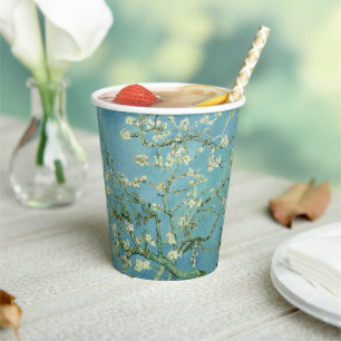 Almond blossom, Van Gogh Paper Cups