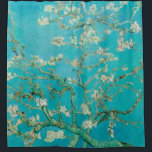 Almond Blossom Van Gogh Shower Curtain<br><div class="desc">Vintage painting reprodution of Almond Blossom by Vincent van Gogh,  1890. It features the blossoming almond tree branches against the sky. Almond trees bloom early in the spring and symbolise the start of new life. Van Gogh made this painting as a gift for his newborn nephew.</div>