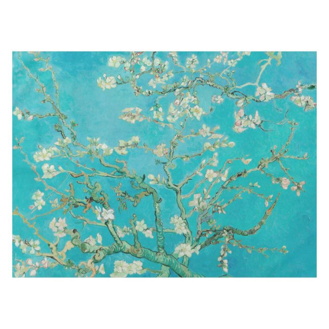 Almond Blossom Van Gogh Tablecloth (Front (Horizontal))