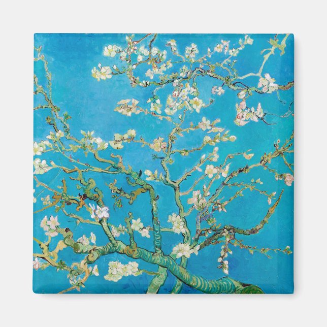 Almond Blossom, Vincent van Gogh Magnet (Front)
