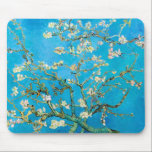Almond Blossom Vincent Van Gogh Mouse Mat<br><div class="desc">Almond Blossom by Vincent van Gogh with stunning green and blue colours.</div>