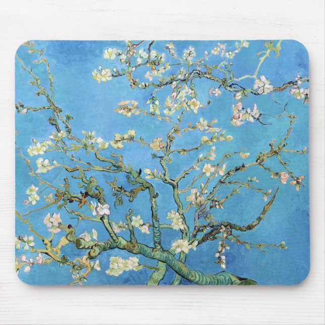 Almond Blossom Vincent Van Gogh Mouse Mat (Front)