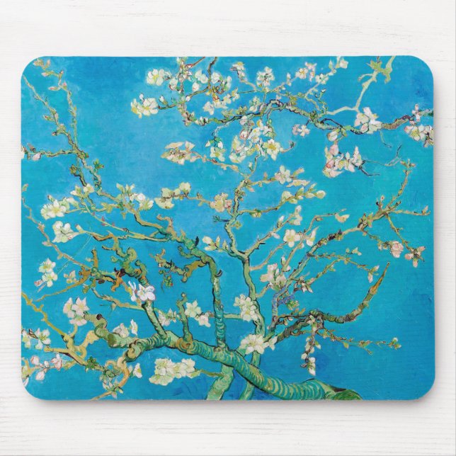 Almond Blossom, Vincent van Gogh Mouse Mat (Front)