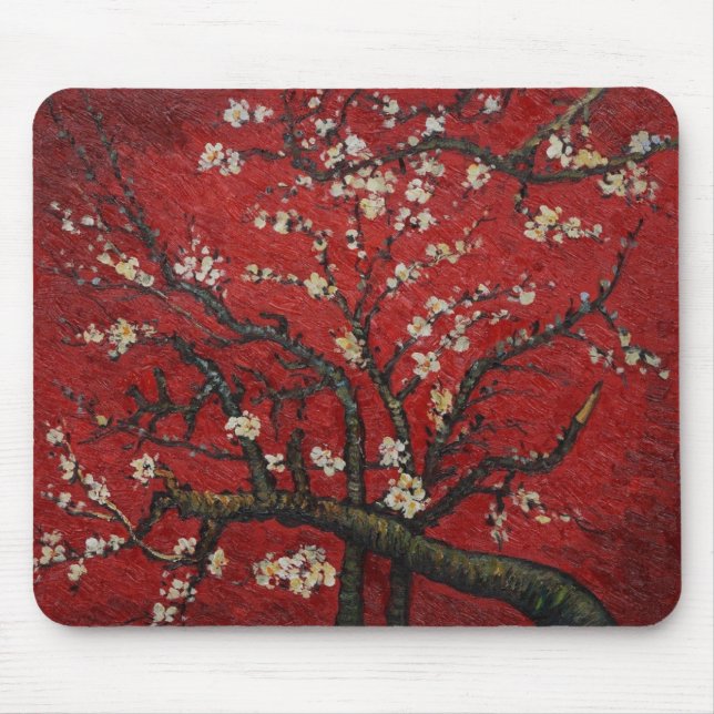 Almond Blossom Vincent Van Gogh Mouse Mat (Front)