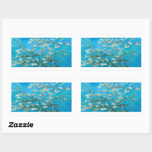 Almond Blossom Vincent Van Gogh Rectangular Sticker