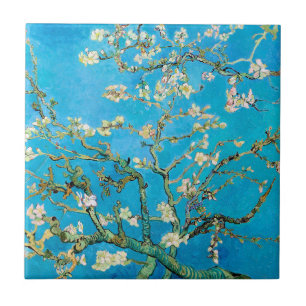 Almond Blossom Vincent van Gogh Tile
