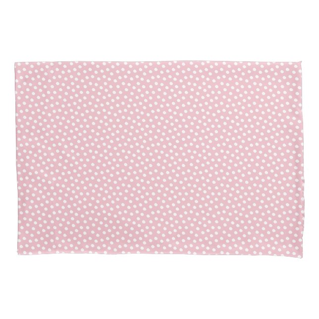 Almond Blossom Watercolor Dots  Pillow Case (Front)
