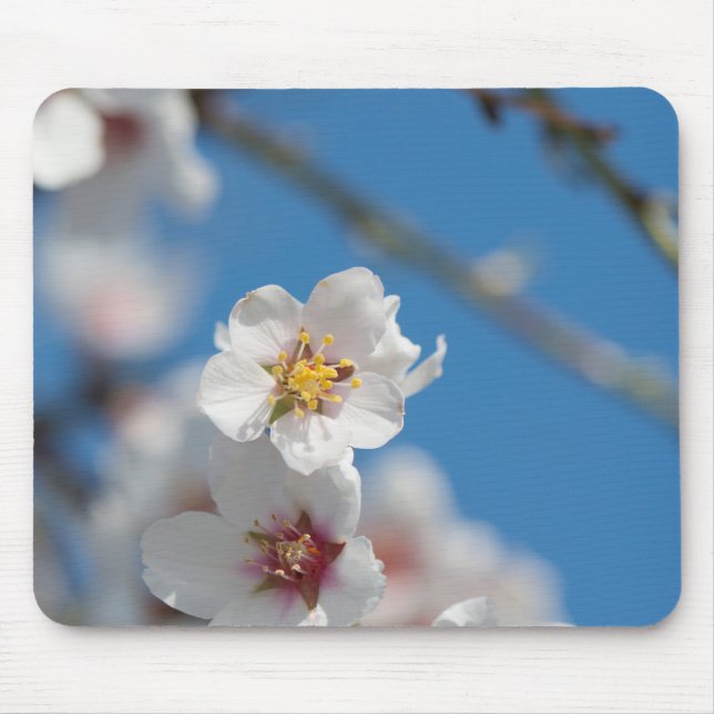 Almond blossoming mouse mat (Front)