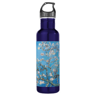 Almond Blossoms Blue Vincent van Gogh Art Painting 710 Ml Water Bottle