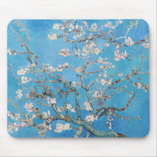 Almond Blossoms Blue Vincent van Gogh Art Painting Mouse Mat